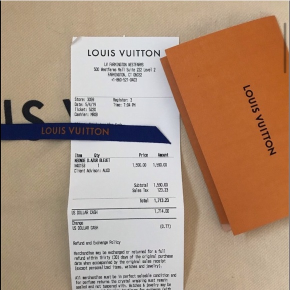 •Louis Vuitton🇫🇷Néonoé Damier Azur Bluét - Picture 4 of 16